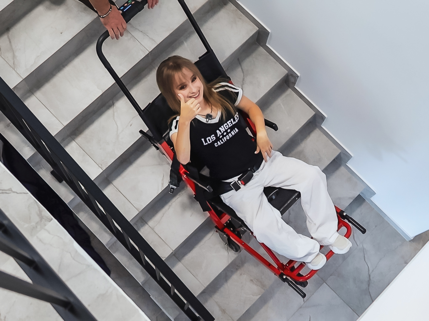 Medilife Step – elektryczny schodołaz gąsienicowy krzesełkowy - obrazek 3